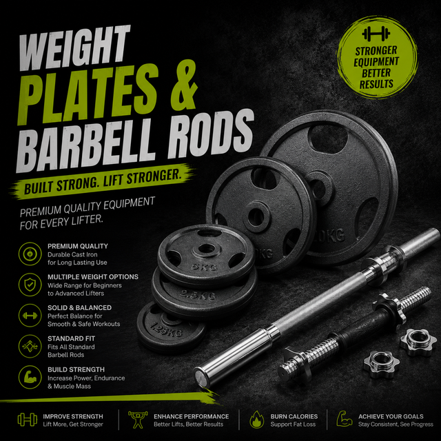Weight Plates & Barbell Rods