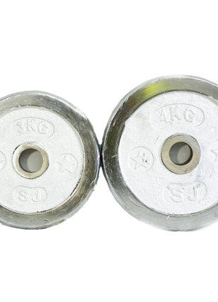 Chrome Coated Weight Plates - 1 to 10 KG (Pack of 2)