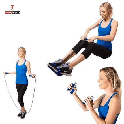 Tango Sports and Fitness 3-in-1 Home Gym Workout Set