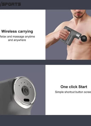 Double handle 5in1 Fascial Massager KH-740 - Rechargeable Massager