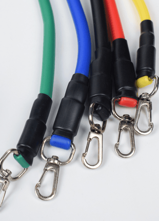 11 Piece Exercise Crossfit Fitness Set Resistance Bands Training