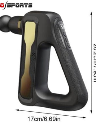 Triangle Fascial Deep Tissue Muscle Fitness Massager Facial HB-003 Gun Rechargeable