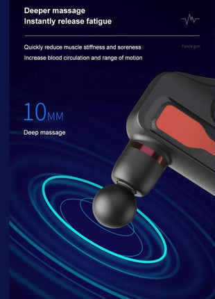 Triangle Fascial Deep Tissue Muscle Fitness Massager Facial HB-003 Gun Rechargeable