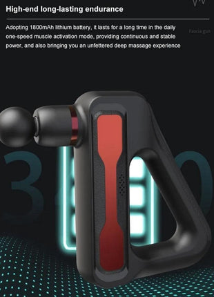 Triangle Fascial Deep Tissue Muscle Fitness Massager Facial HB-003 Gun Rechargeable
