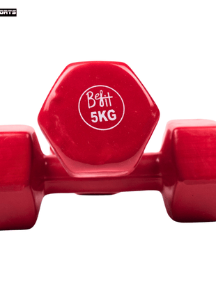 Vinyl Coated Dumbbells 1KG to 5KG (Pack of 2 )