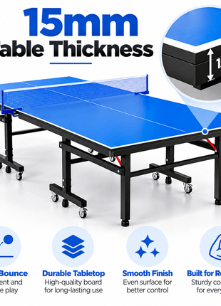 Tango Sports Table Tennis 15mm Imported - Blue