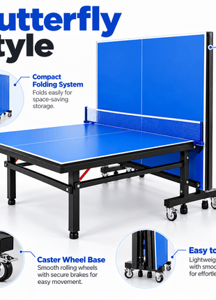 Tango Sports Table Tennis 15mm Imported - Blue
