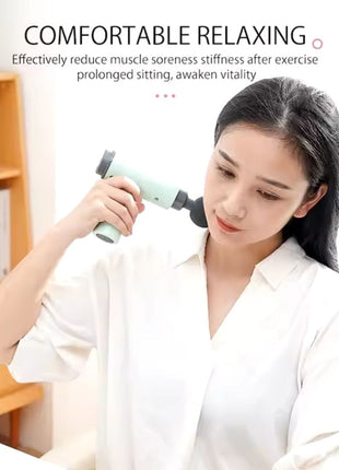 Mini Fascial Fun Fandheld Massager Gun Professional Muscle Relax