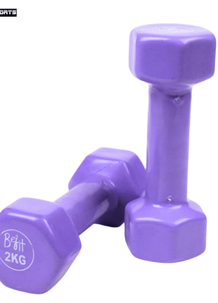 Vinyl Coated Dumbbells 1KG to 5KG (Pack of 2 )