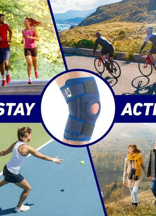 Knee Brace Sleeve Open Patella 2 Straps- Pack of 1