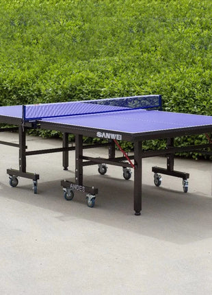 Sanwei Table Tennis Table - TA10 Andes Shadow - 25mm Top Foldable Imported