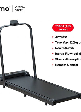 Jomo Sports T100 Walking Pad With Foldable Stand & Incline - 1 to 8 KMPH