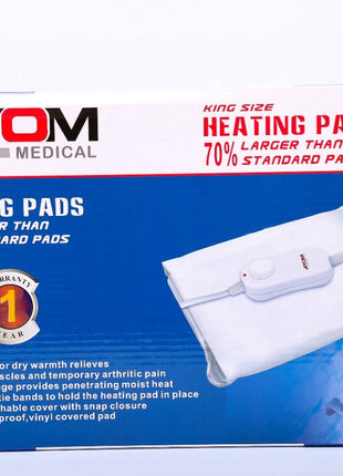 Atom Electric Heating Pad With Fleece Cover
