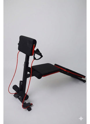 Ultimate 4-in-1 Home Fitness Station Bench - Black