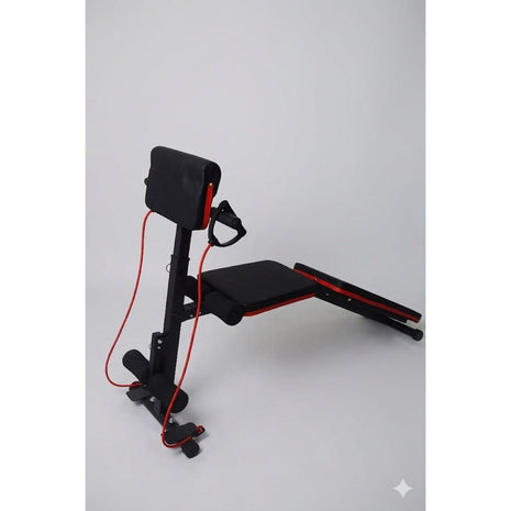 Ultimate 4-in-1 Home Fitness Station Bench - Black