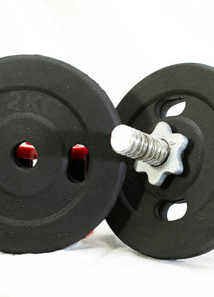 Rubber Coated Weight Plates 1 Inch Hole - 1 to 10 KG