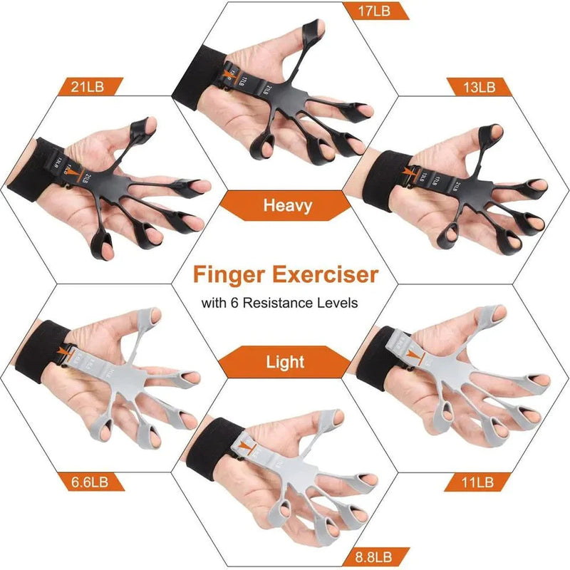 Finger Trainer Exerciser Gripper - Hand Grip