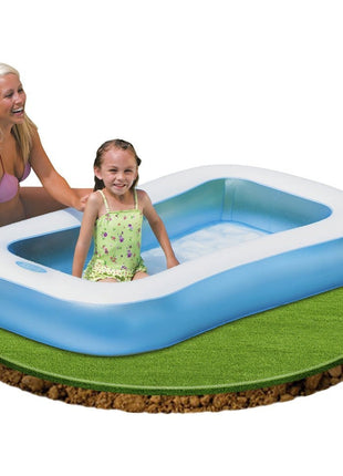 The Intex Rectangular Baby Pool 57403 ( 65.5" L x 39.5" W x 11" H ) - 57403