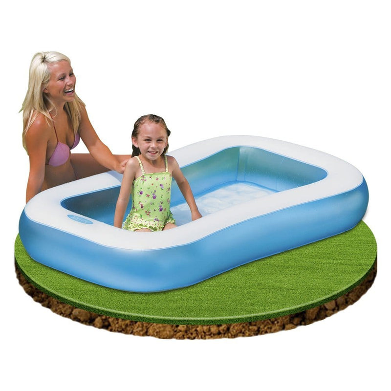 The Intex Rectangular Baby Pool 57403 ( 65.5" L x 39.5" W x 11" H ) - 57403