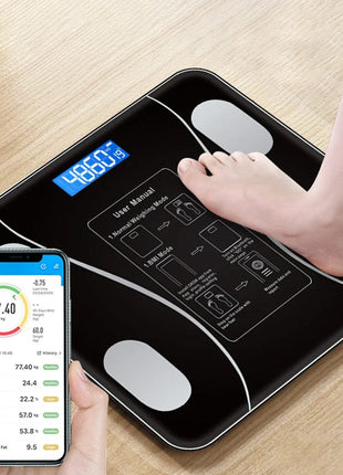 Smart Scale for Body Weight, Tempered Glass  upto 180KG | Bluetooth Connectivity