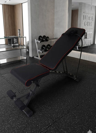 The Iron Flex 500: Multi-Position Total Body Weight Bench - Black