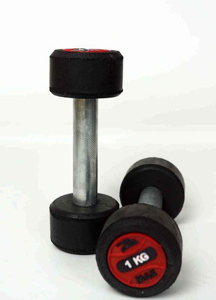 Rubber Coated Dumbbells 1KG TO 40KG - PACK OF 2
