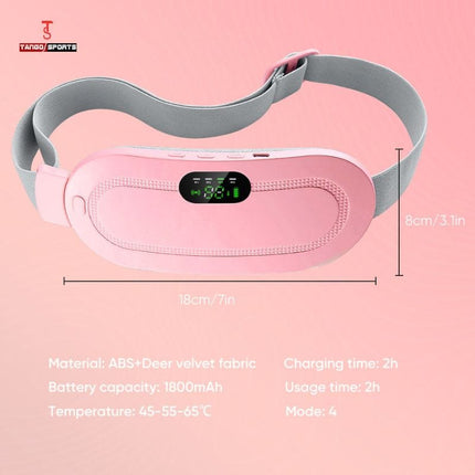 Period Pain Relief Belt – Intelligent Heating Waist Massage Device for Menstrual Cramps