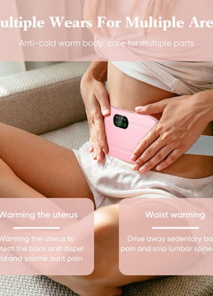 Period Pain Relief Belt – Intelligent Heating Waist Massage Device for Menstrual Cramps
