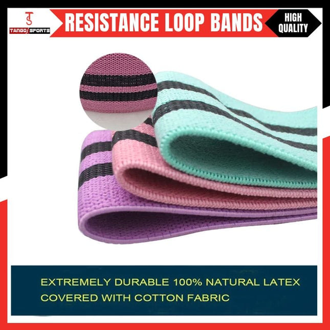 Premium Fitness Resistance Loop Band for Women – Waist & Hip Training | Polyester Cotton Exercise Band | Yoga, Pilates & Gym Workout Belt