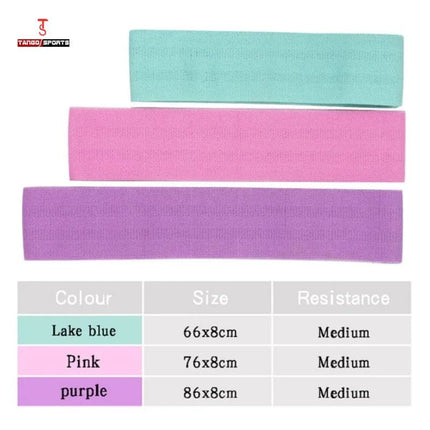 Premium Fitness Resistance Loop Band for Women – Waist & Hip Training | Polyester Cotton Exercise Band | Yoga, Pilates & Gym Workout Belt