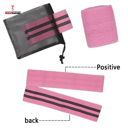 Premium Fitness Resistance Loop Band for Women – Waist & Hip Training | Polyester Cotton Exercise Band | Yoga, Pilates & Gym Workout Belt