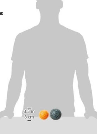 Liveup LS-3302 Massage Ball Combo – 7cm & 9cm Trigger Point Therapy Balls | Deep Tissue Massage Balls for Pain Relief