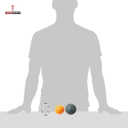 Liveup LS-3302 Massage Ball Combo – 7cm & 9cm Trigger Point Therapy Balls | Deep Tissue Massage Balls for Pain Relief