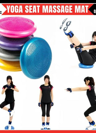 Thickened Yoga Balance Disc – Inflatable Stability Cushion | Massage Seat Pad | Core Trainer | Exercise & Yoga Equipment