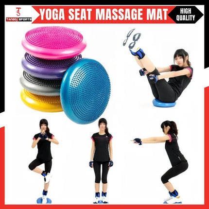 Thickened Yoga Balance Disc – Inflatable Stability Cushion | Massage Seat Pad | Core Trainer | Exercise & Yoga Equipment