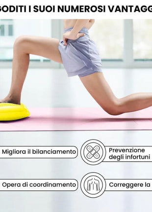 Thickened Yoga Balance Disc – Inflatable Stability Cushion | Massage Seat Pad | Core Trainer | Exercise & Yoga Equipment