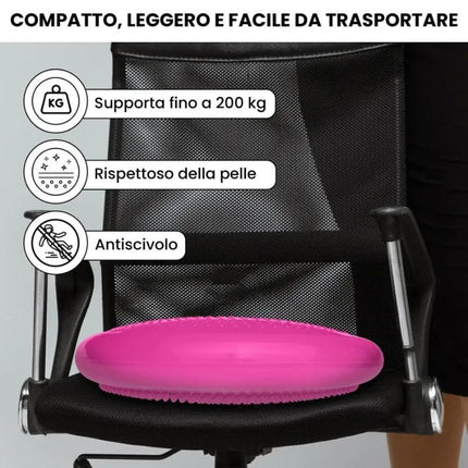 Thickened Yoga Balance Disc – Inflatable Stability Cushion | Massage Seat Pad | Core Trainer | Exercise & Yoga Equipment