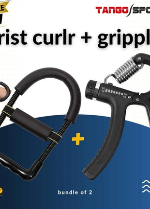 Pack Of 2 Wrist Exerciser & Adjustable Hand Gripper