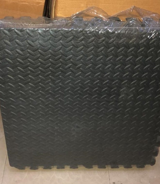 Gym Floor Mats  - 4 Mats ( 2 x 2 Feet Each Mat) 12 mm to 25mm