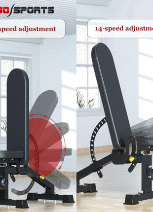 Weight Bench,Multifunctional Adjustable Commercial Workout Bench