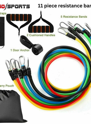 Tummy Trimmer Double Spring, AB Twister Disc, Slimming Belt, 11pcs Band ( Pack off 4 )