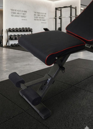 The Iron Flex 500: Multi-Position Total Body Weight Bench - Black