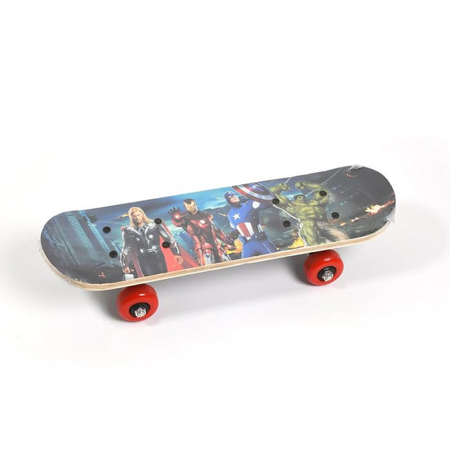 Wooden Skateboard 14 to 22 Inches Length For Kids - Random Colors