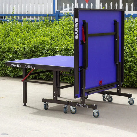 Sanwei Table Tennis Table - TA10 Andes Shadow - 25mm Top Foldable Imported
