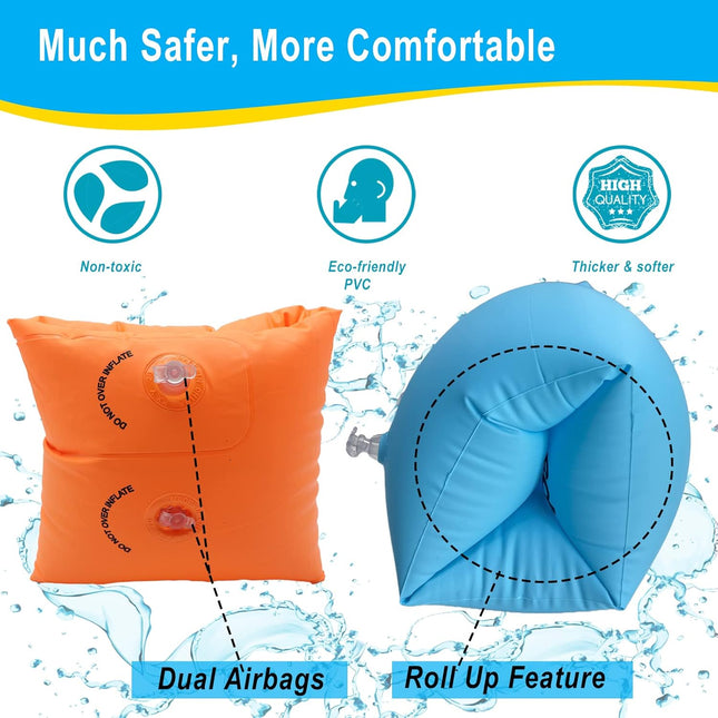 Swimming Floats Inflatable Arm Bands For Kids - Arm Floats