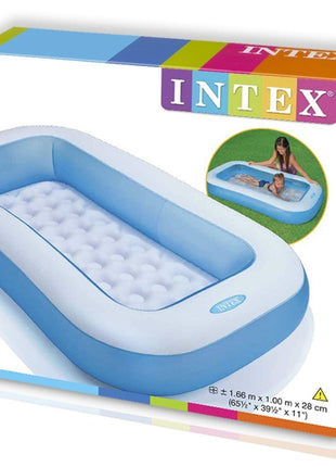 The Intex Rectangular Baby Pool 57403 ( 65.5" L x 39.5" W x 11" H ) - 57403