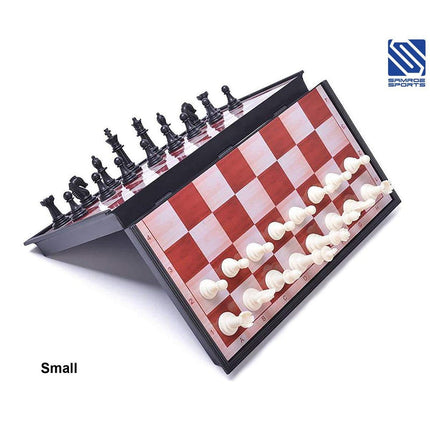 Brains Magnetic Chess Set with Foldable Chessboard - Small