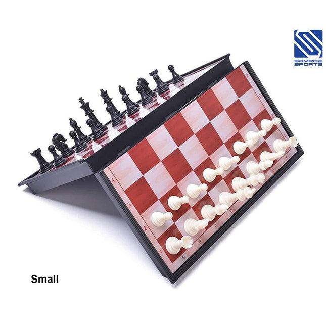 Brains Magnetic Chess Set with Foldable Chessboard - Small