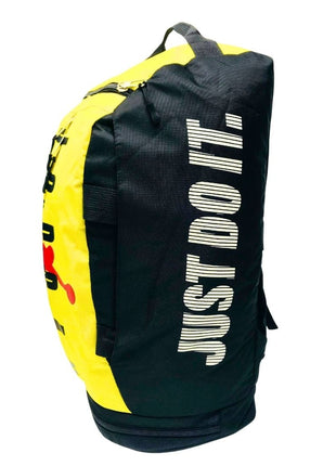 Jordan 2 in 1 Backpack & Duffel Bag - Yellow n Black
