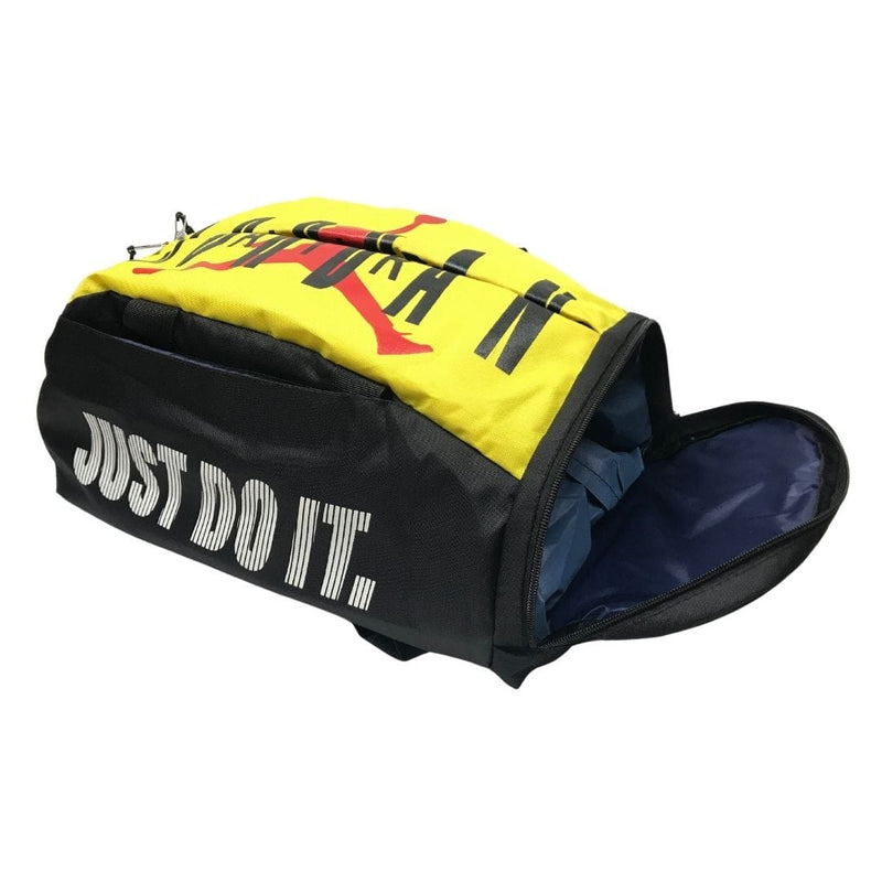 Jordan 2 in 1 Backpack & Duffel Bag - Yellow n Black